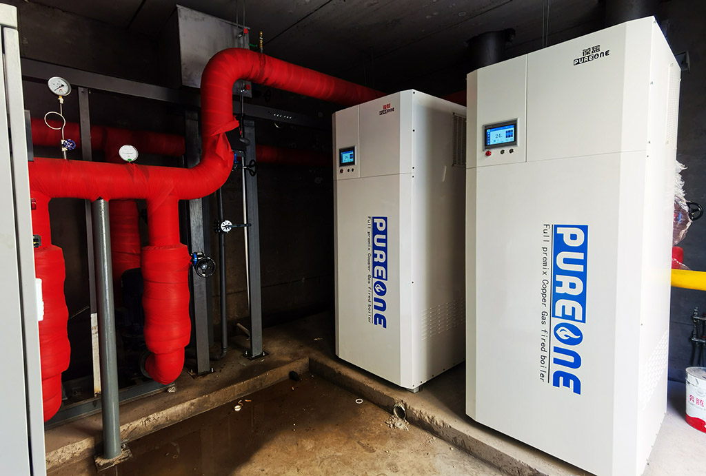 3133拉斯维加斯全预混超低氮铜管燃气锅炉天津案例