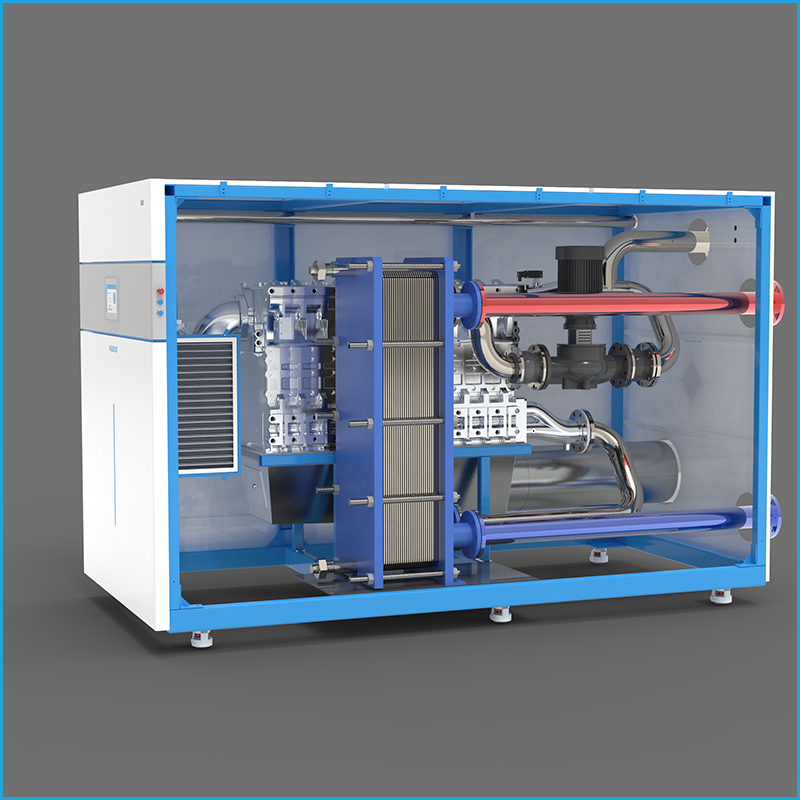 硅铝冷凝一体式热水机组